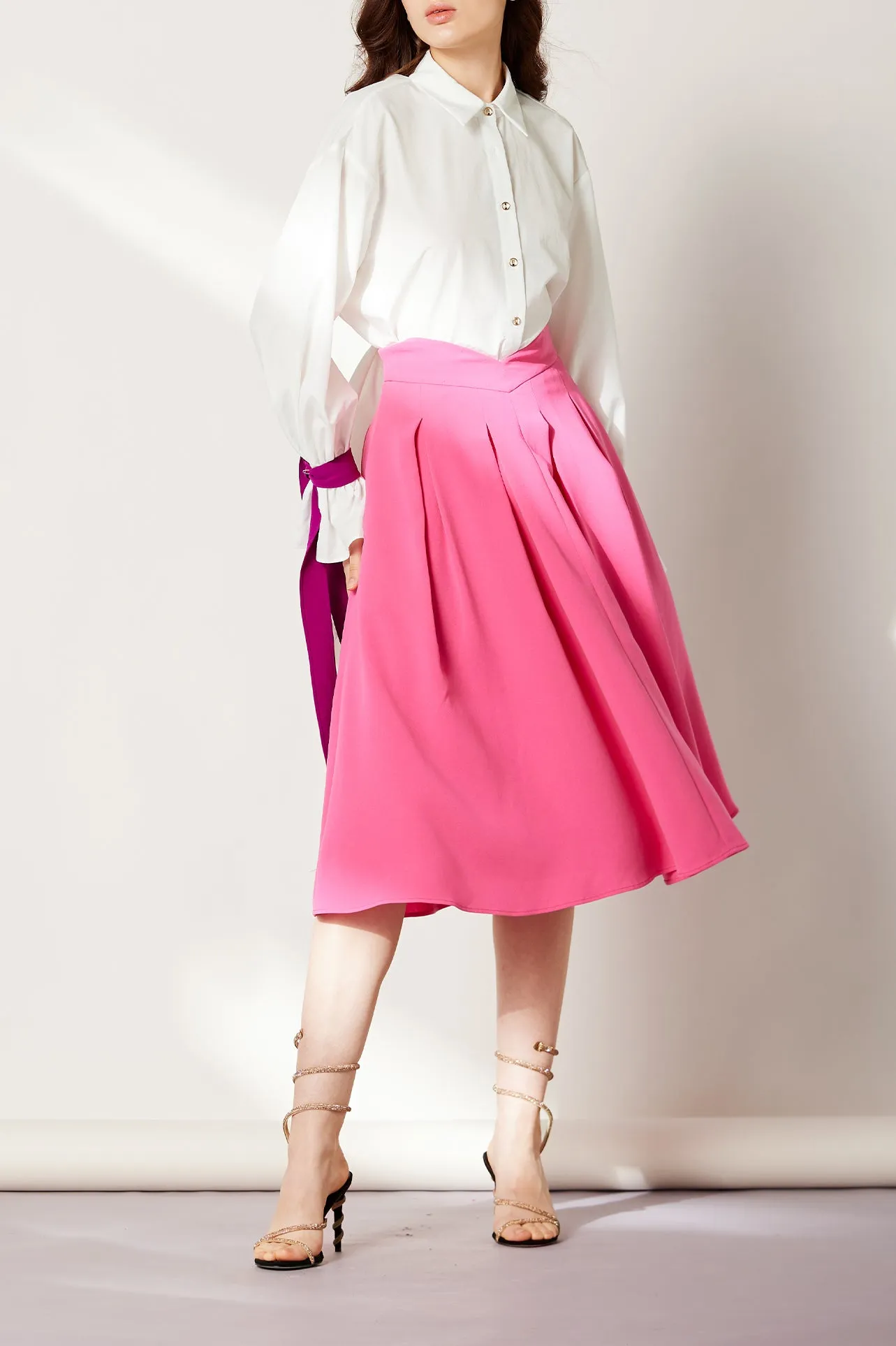 A-LINE SILHOUETTE  SKIRT