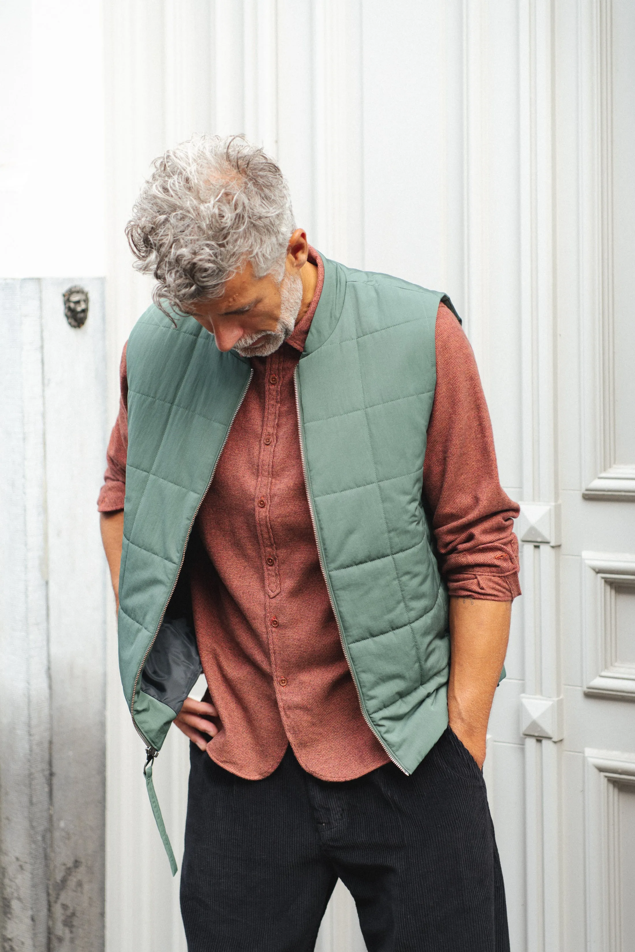 Aabisko Waistcoat - Boreal Green