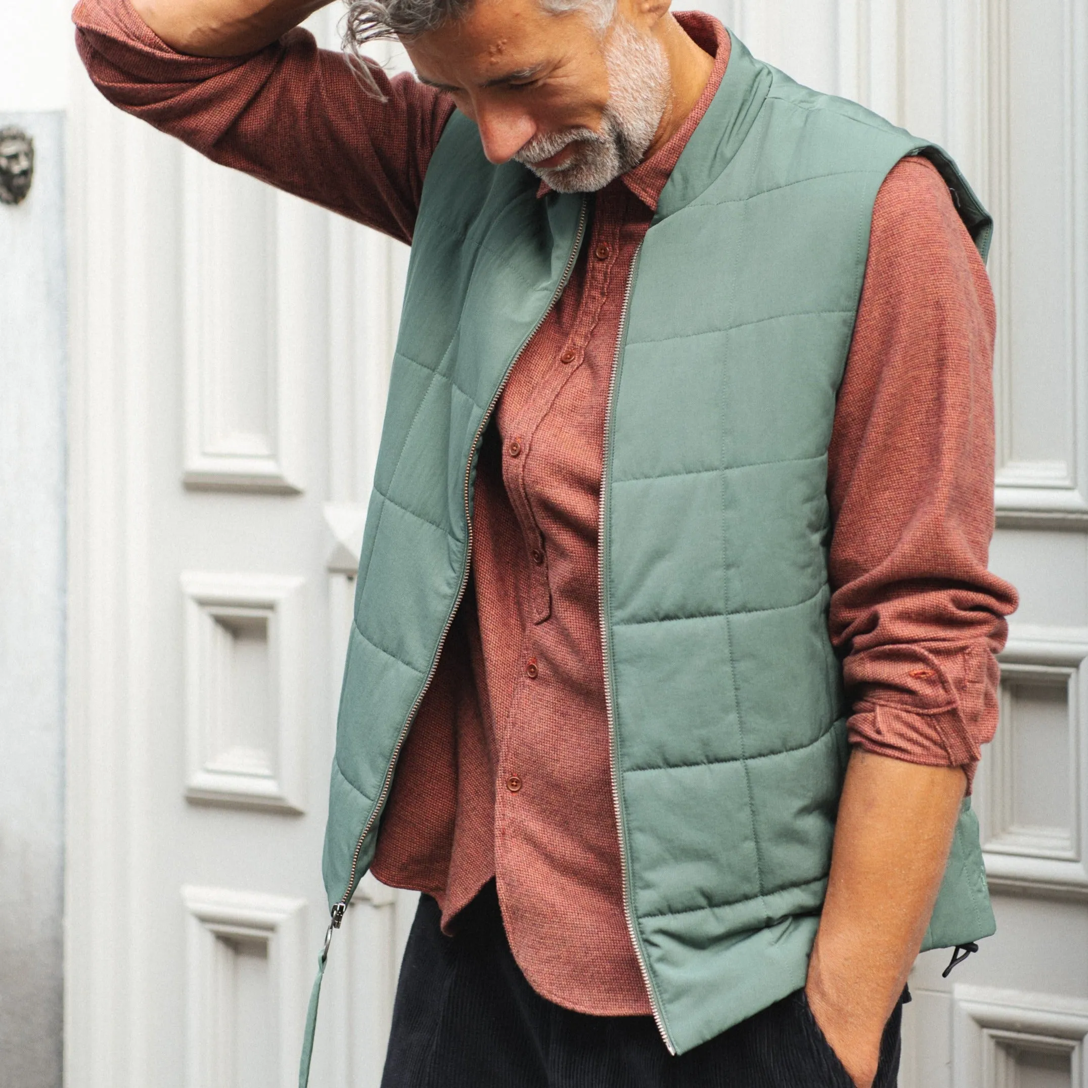 Aabisko Waistcoat - Boreal Green