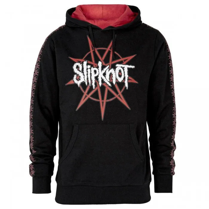 Amplified Mens Slipknot Fleece Taped Hoodie