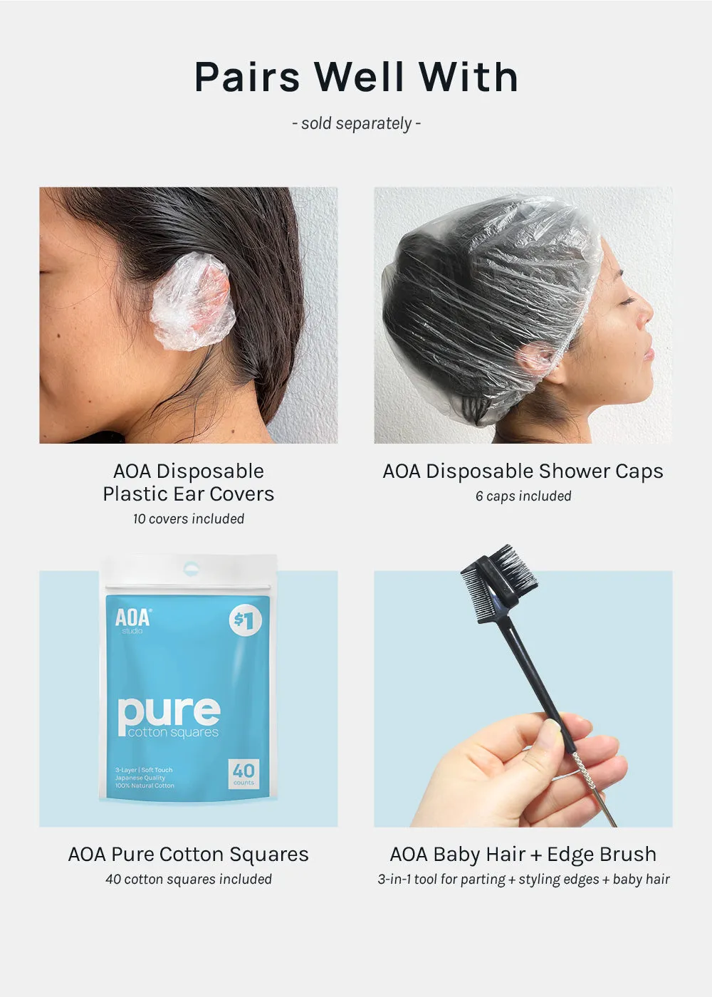 AOA Disposable Hairstyling Capes