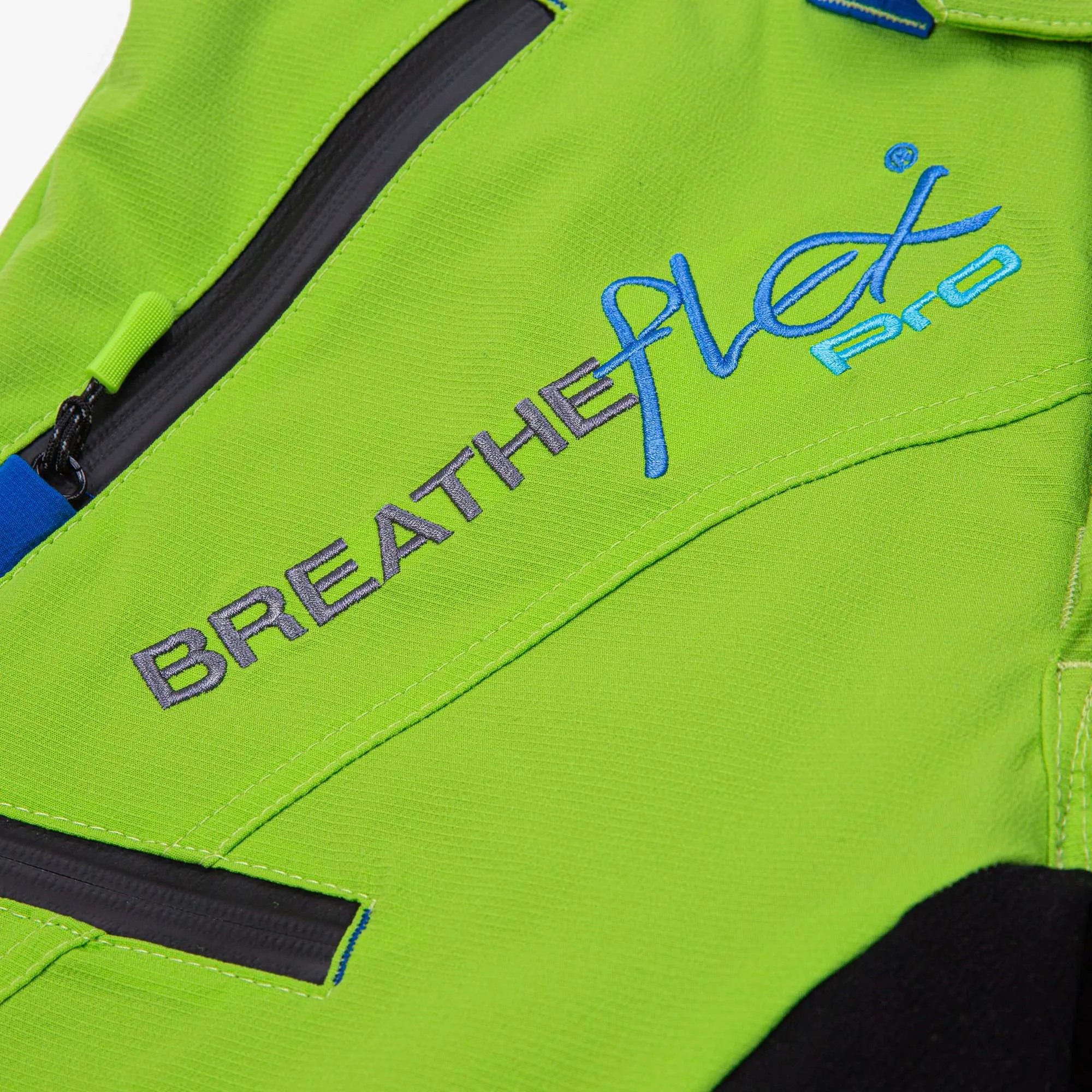 AT4060 Breatheflex Pro Chainsaw Trousers Design A Class 1 - Lime