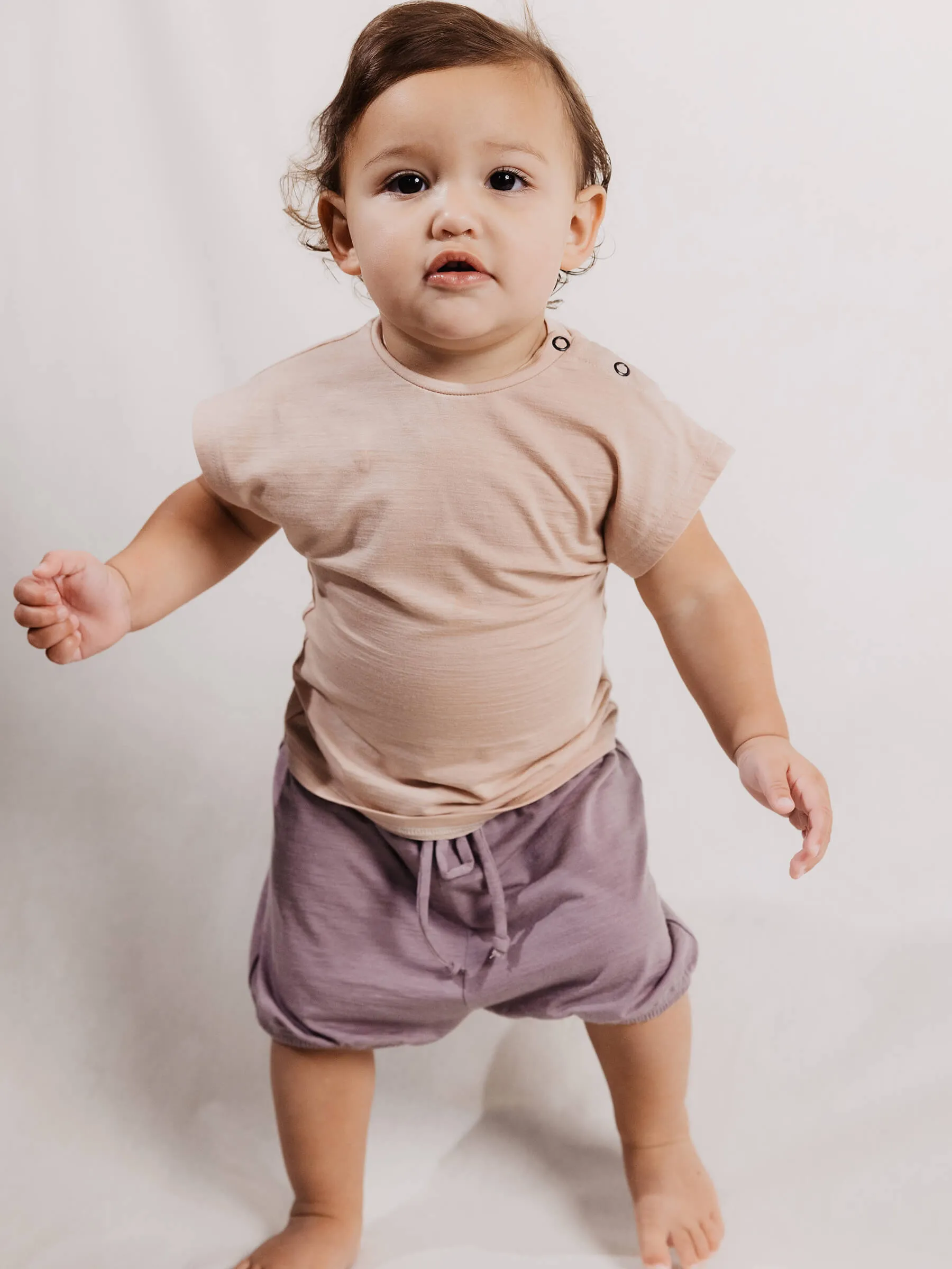 Baby Juniper Shorts Mauve