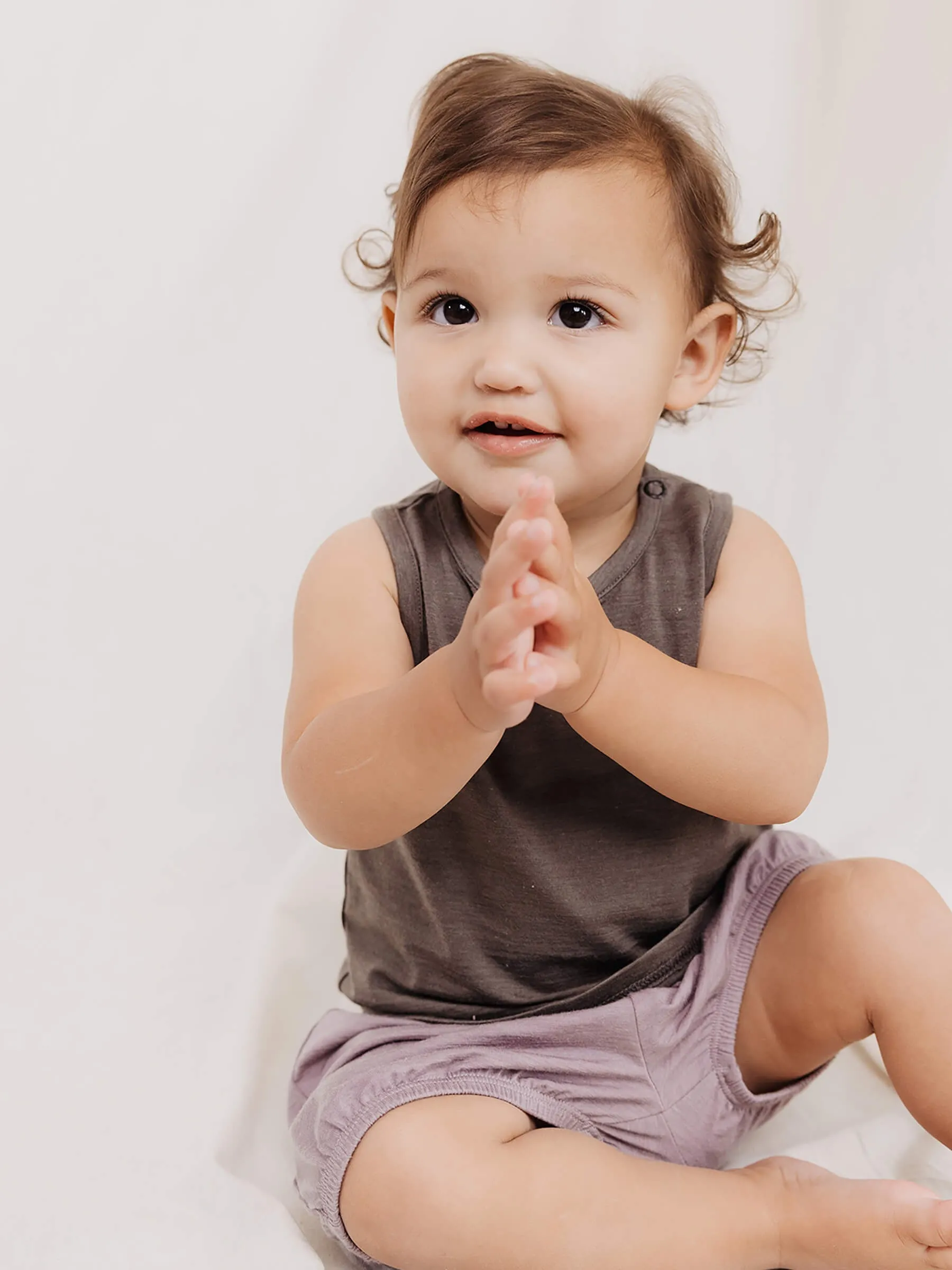 Baby Juniper Shorts Mauve