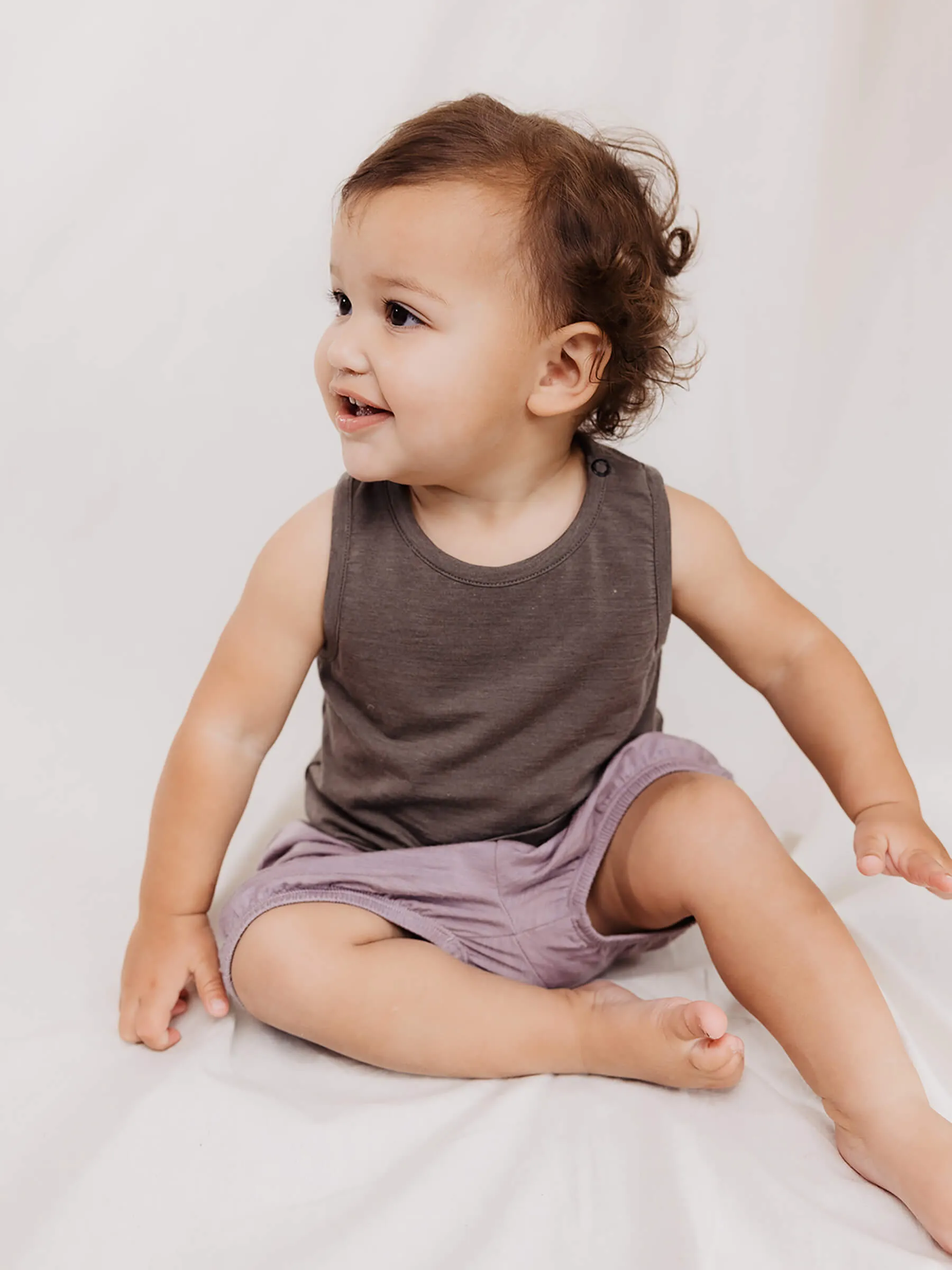 Baby Juniper Shorts Mauve