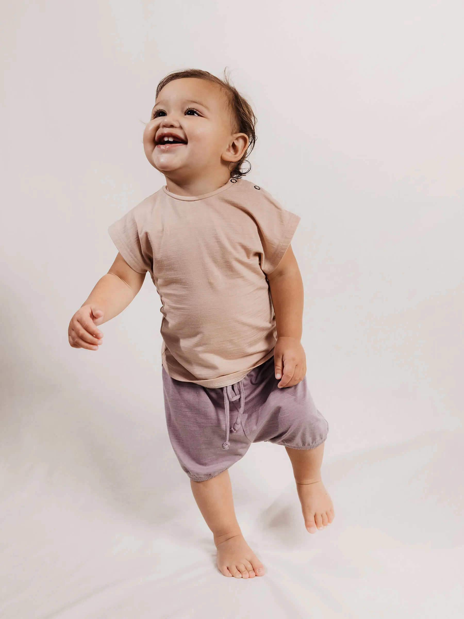 Baby Juniper Shorts Mauve