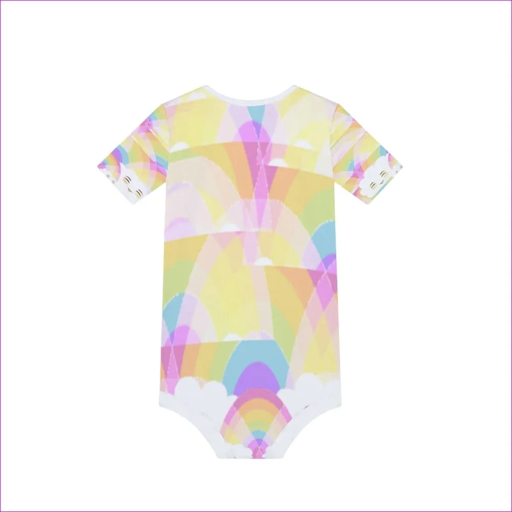 Bec's Rainbow Baby's Short Sleeve Romper