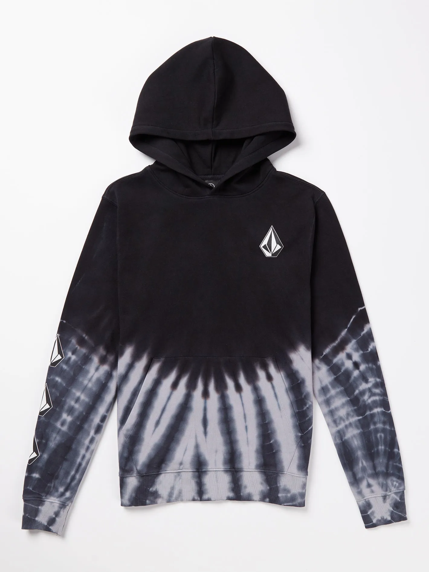 Big Boys Volcom Dyed Hoodie - Black