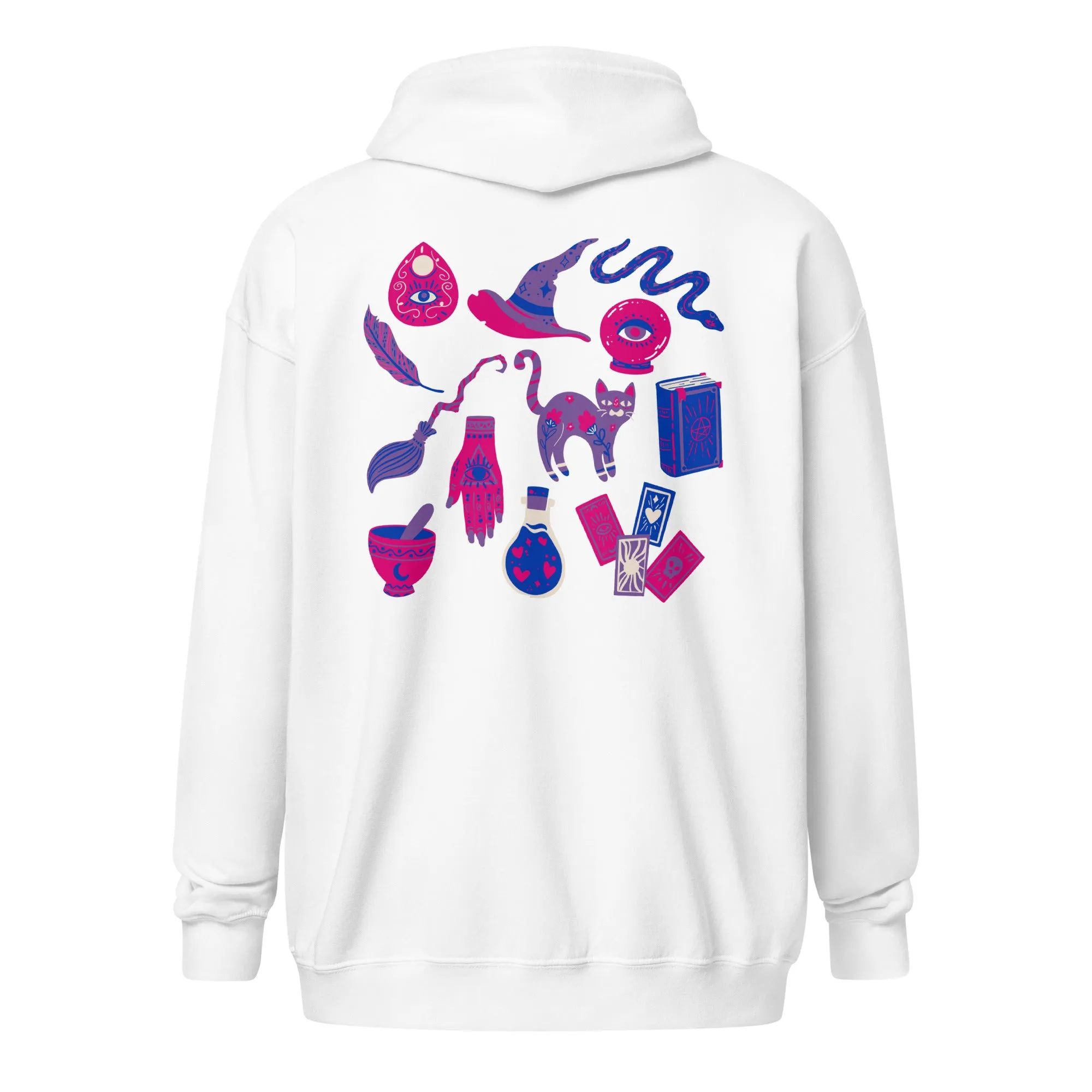 Bisexual Witch Zip Hoodie