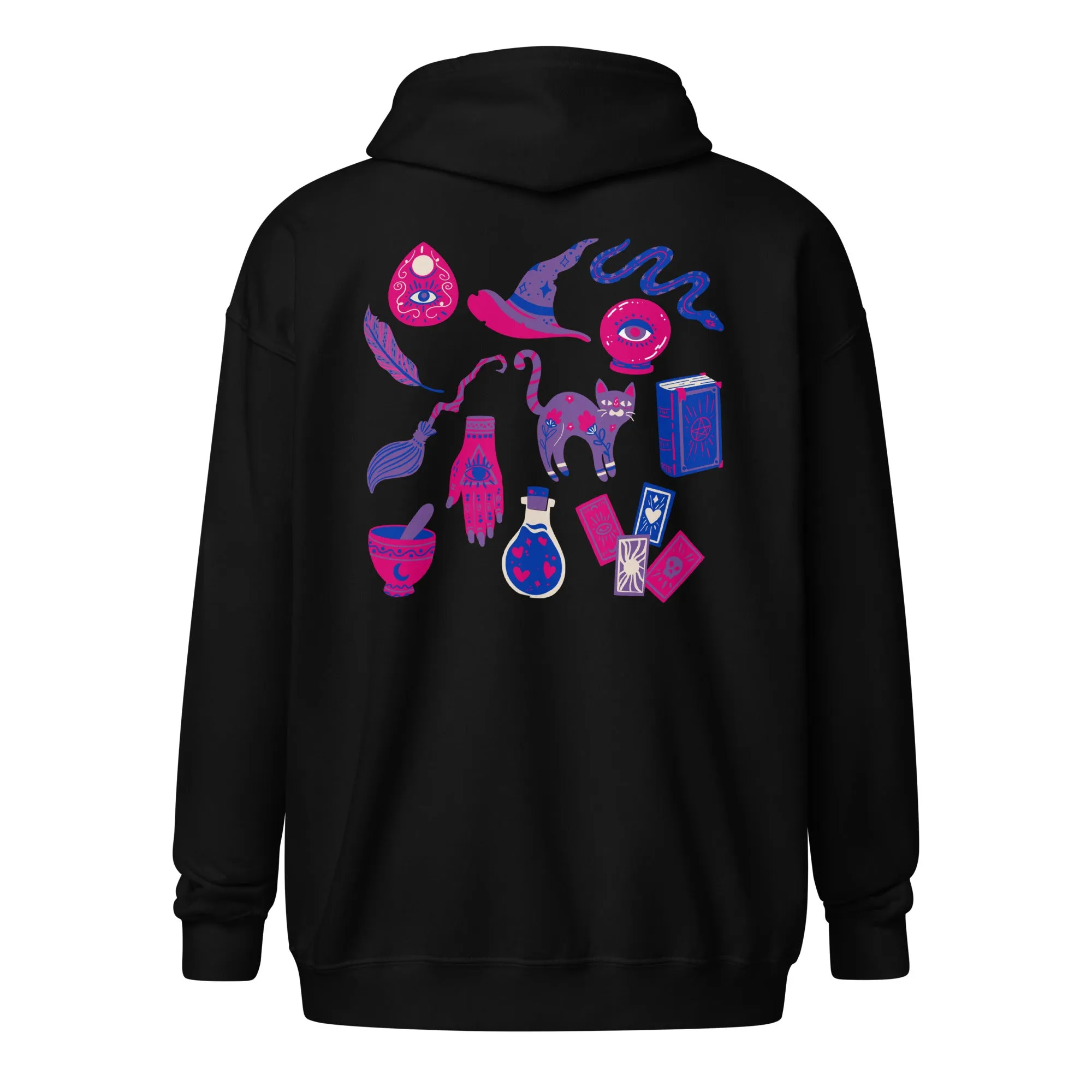 Bisexual Witch Zip Hoodie