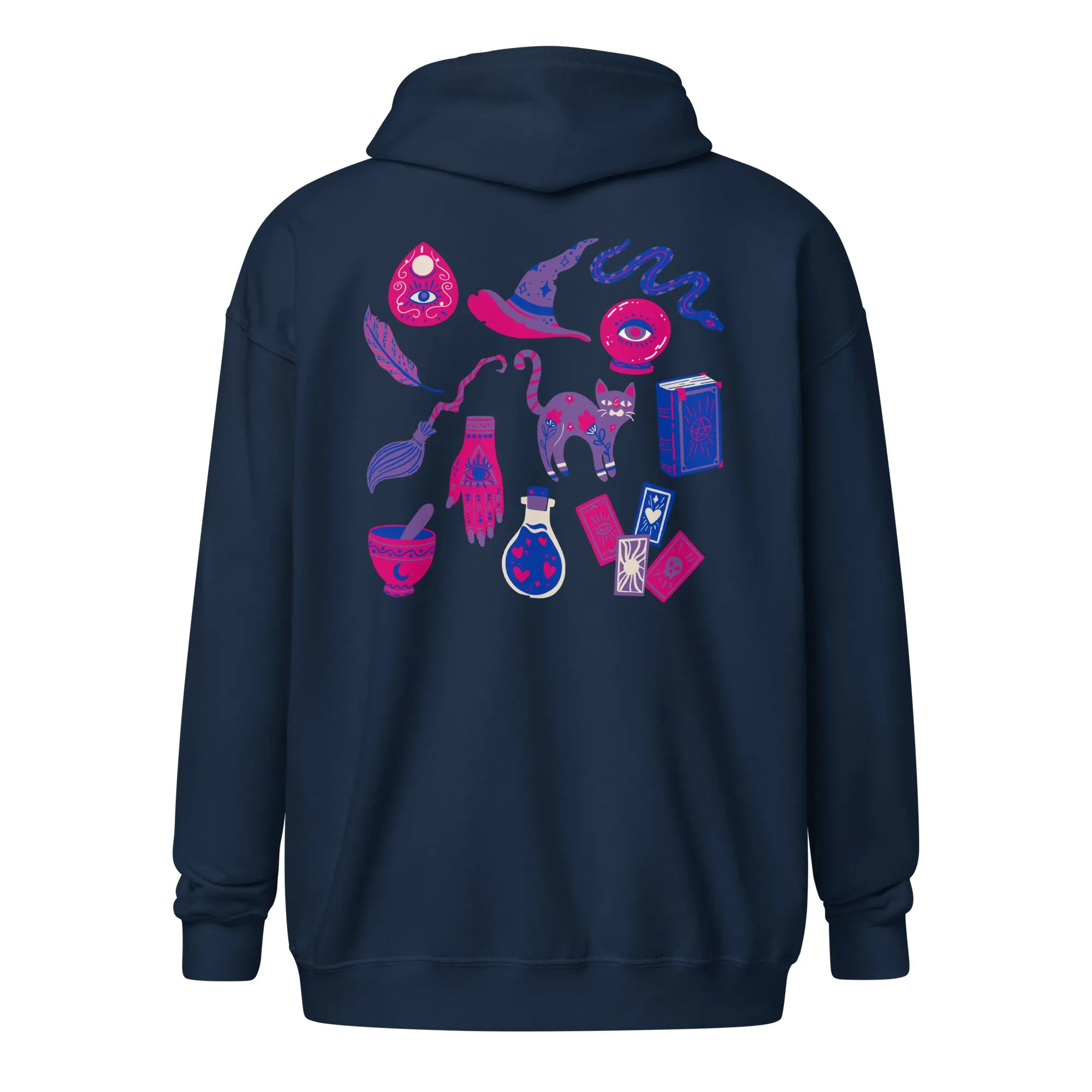 Bisexual Witch Zip Hoodie