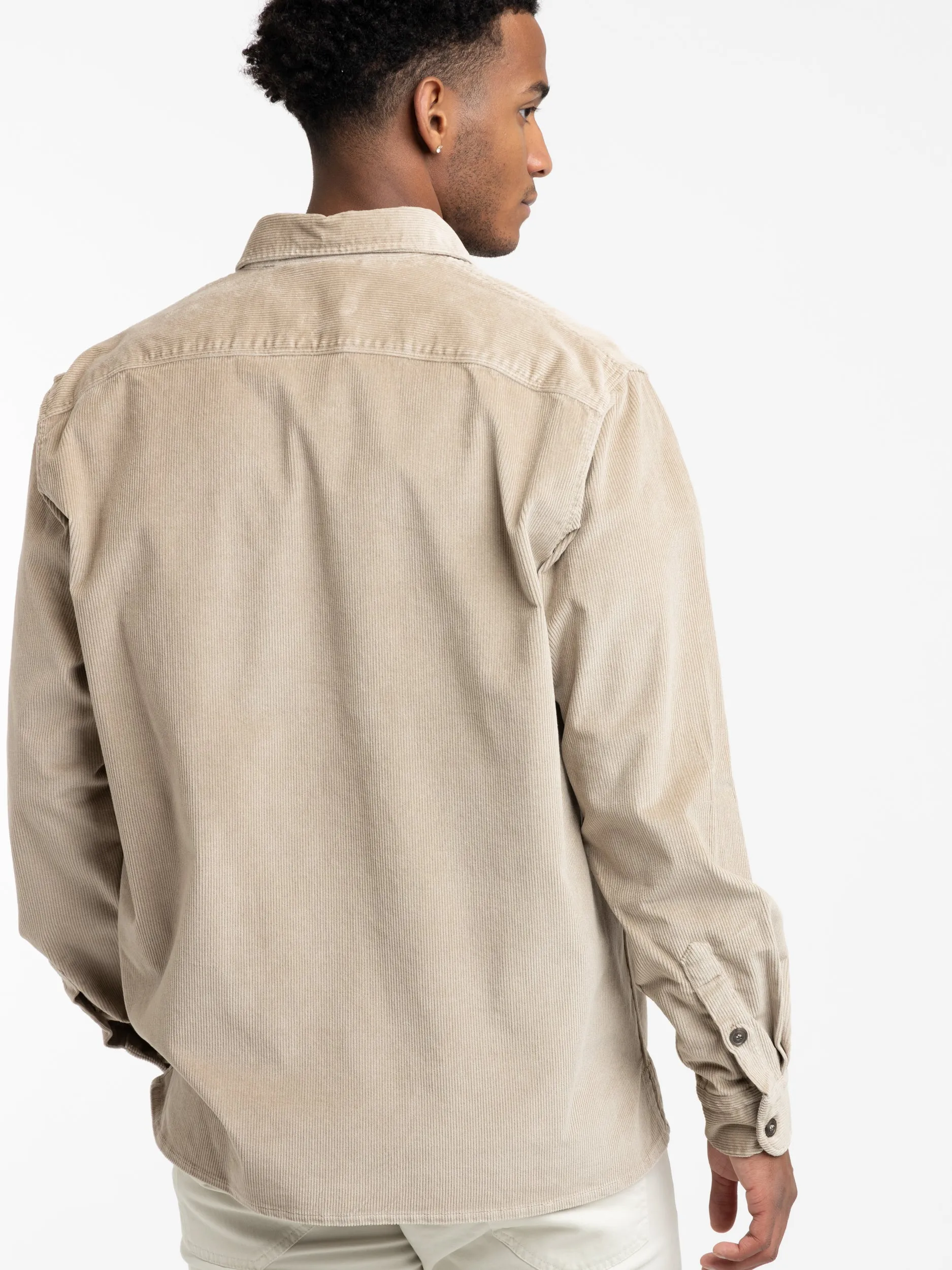 Brown Velvet Overshirt