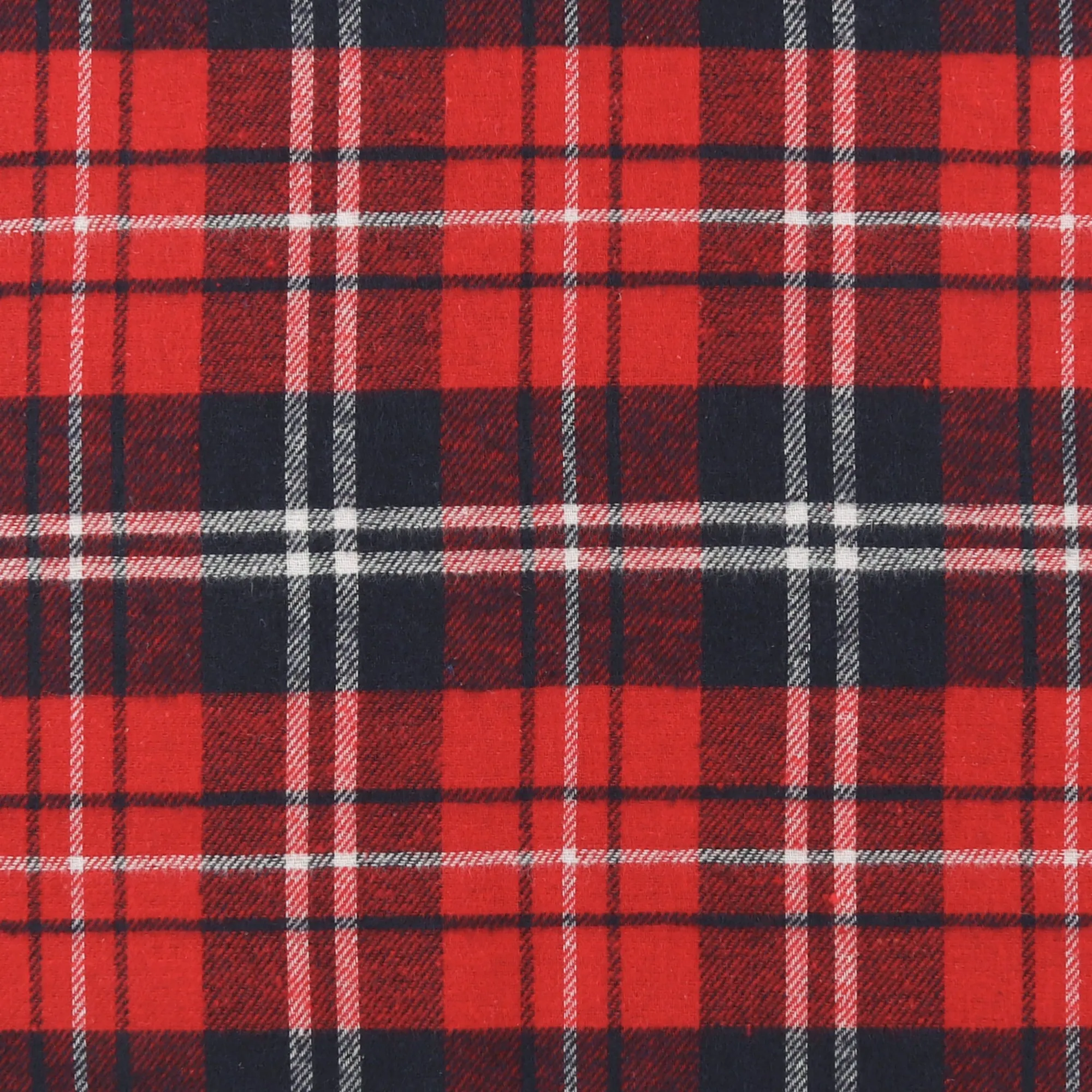 Brushed Cotton Plaid - NOAH - 016 - Red