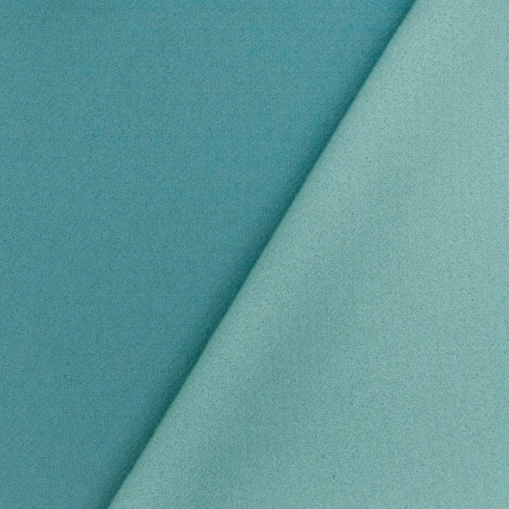 Carnation Blue Texture Polyester Double Weave Crepe Momie Woven Fabric