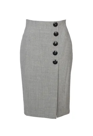 Classic Pencil Skirt - Grey