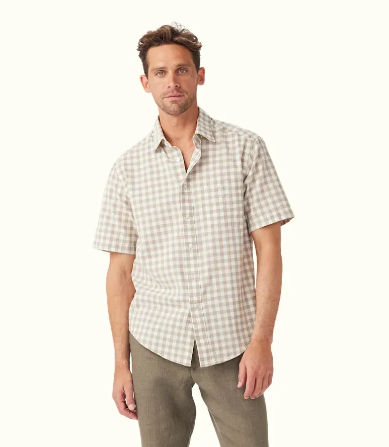 Classic Shirt SS - Oatmeal