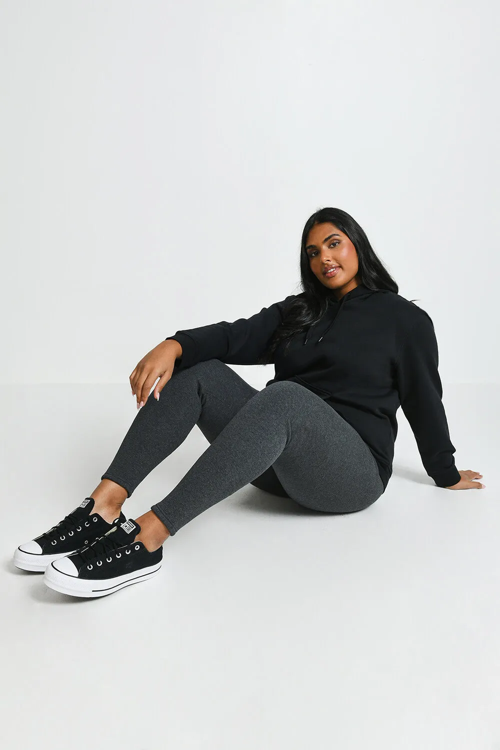 Curve Everyday Pullover Hoodie - Black