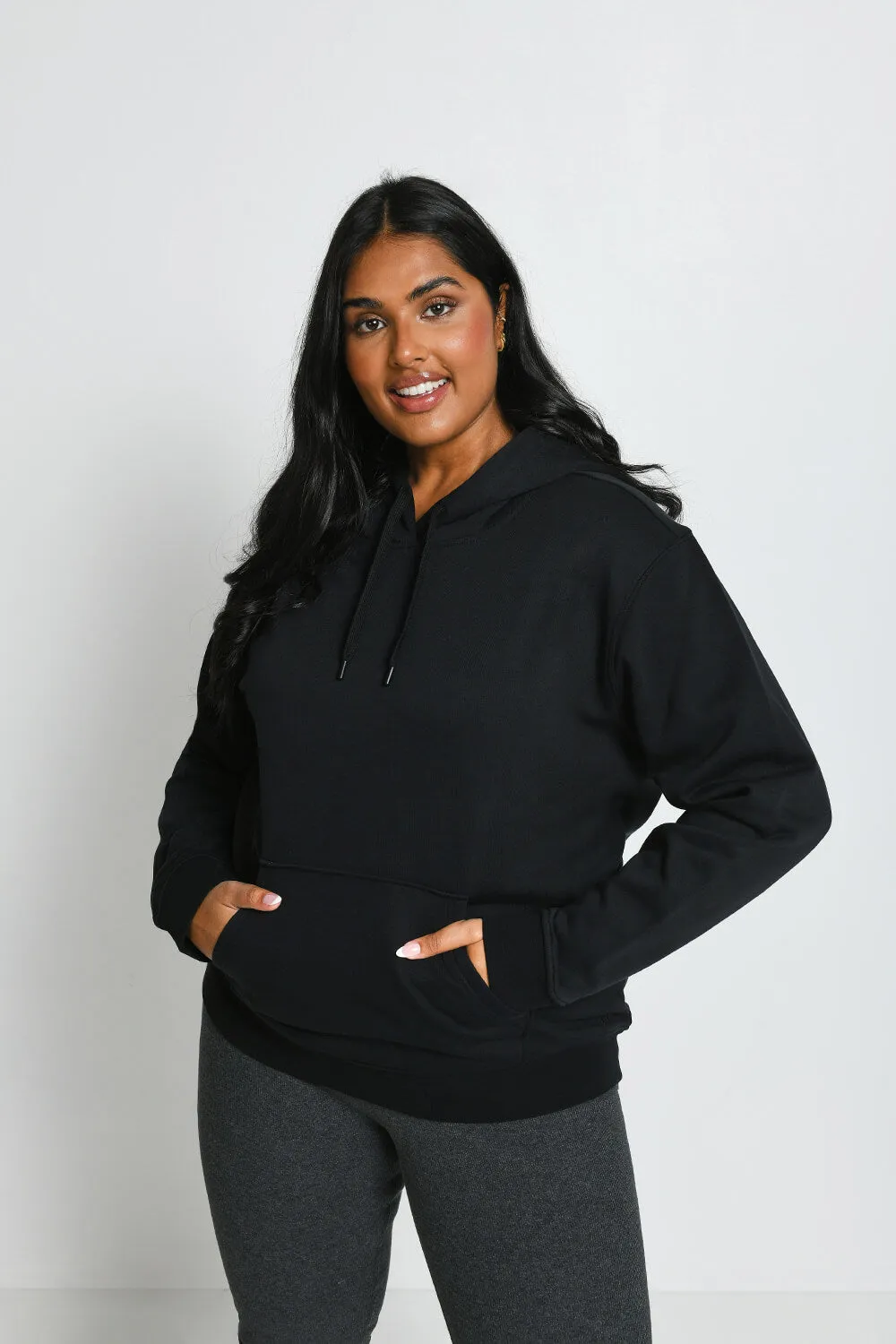 Curve Everyday Pullover Hoodie - Black