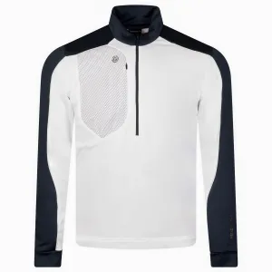 Dave Insula Half Zip Mid Layer White/Navy - 2024