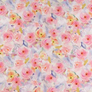 Digital Printed Tencel & Linen - FLORALIA - 004 - Pink