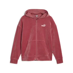 Essentials Elevated Velour Full-Zip Hoodie