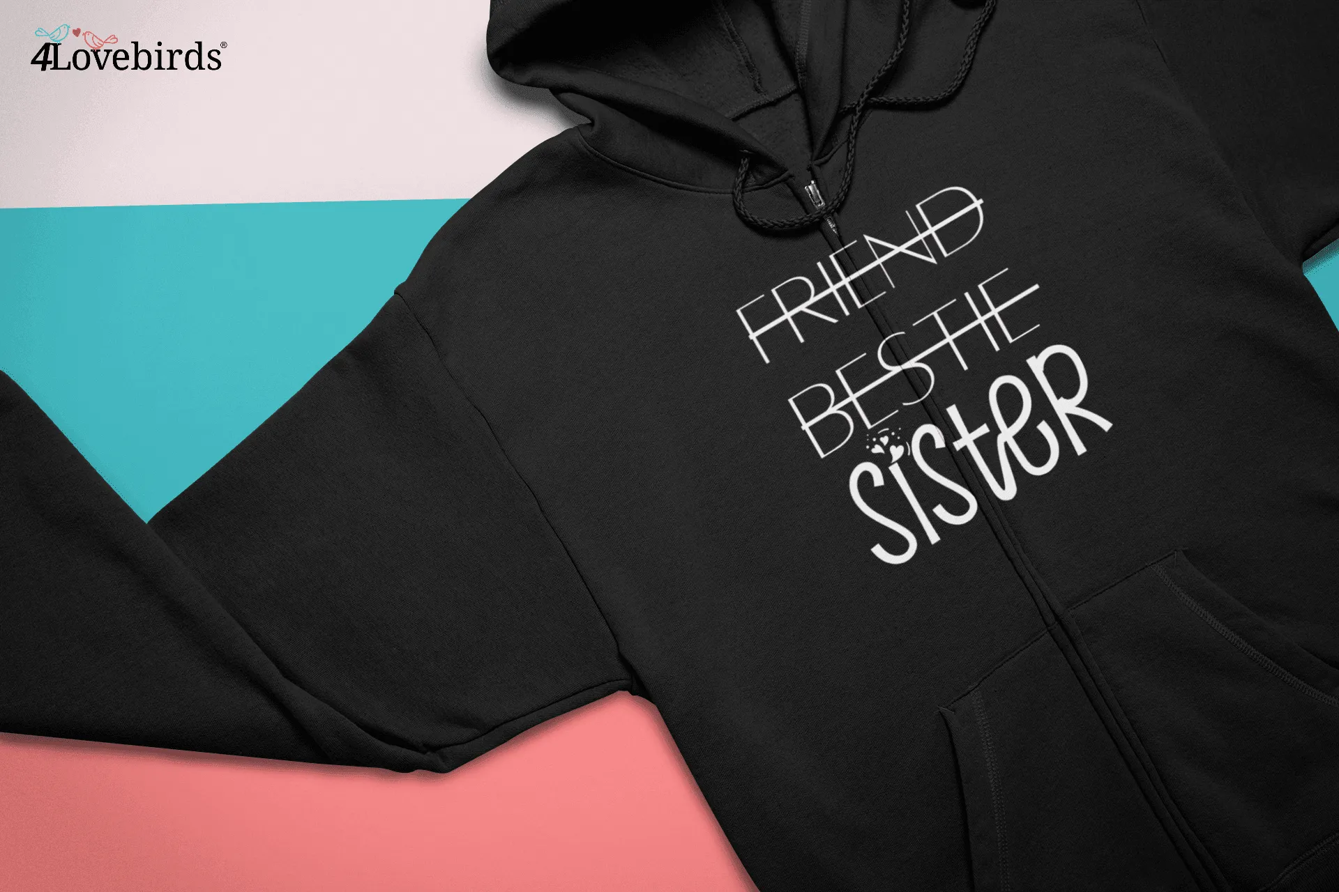 Friend Bestie Sister Hoodies, Cute Hoodies, Matching Best Friend Hoodies, Sister Hoodie, Bestie Hoodie, Sleeve Print Hoodie, Besties Shirts