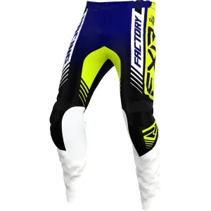 FXR Clutch Pro MX Offroad Pants Midnight/HiVis/White Blue