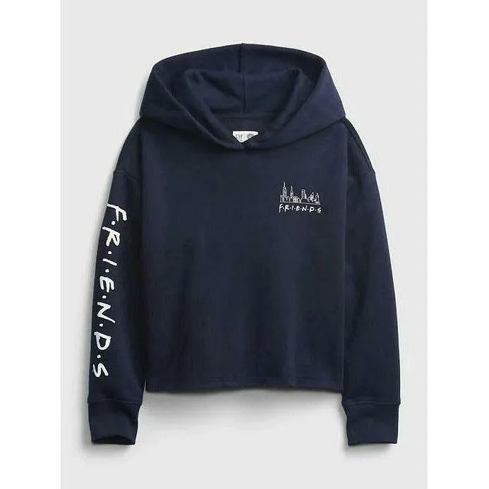 Gap Teen Friends Cropped Hoodie - L