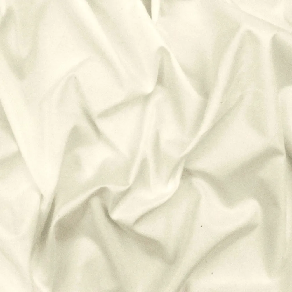 Glory White Solid Polyester Lining Woven Fabric