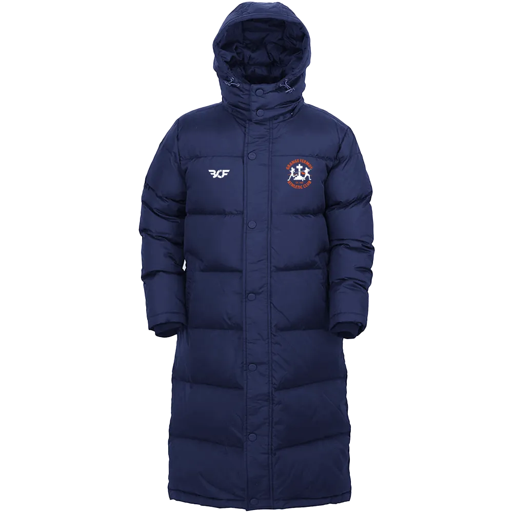 Grange Fermoy Athletics: 3/4 Length Full Padded Jacket Navy