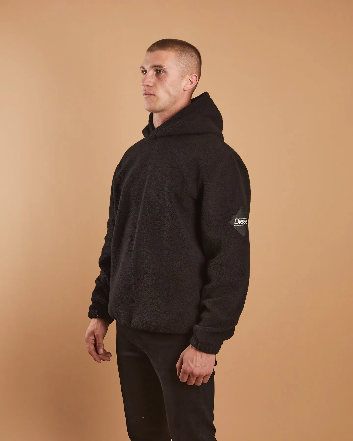 Iceberg Fleece Hoodie Black Dust