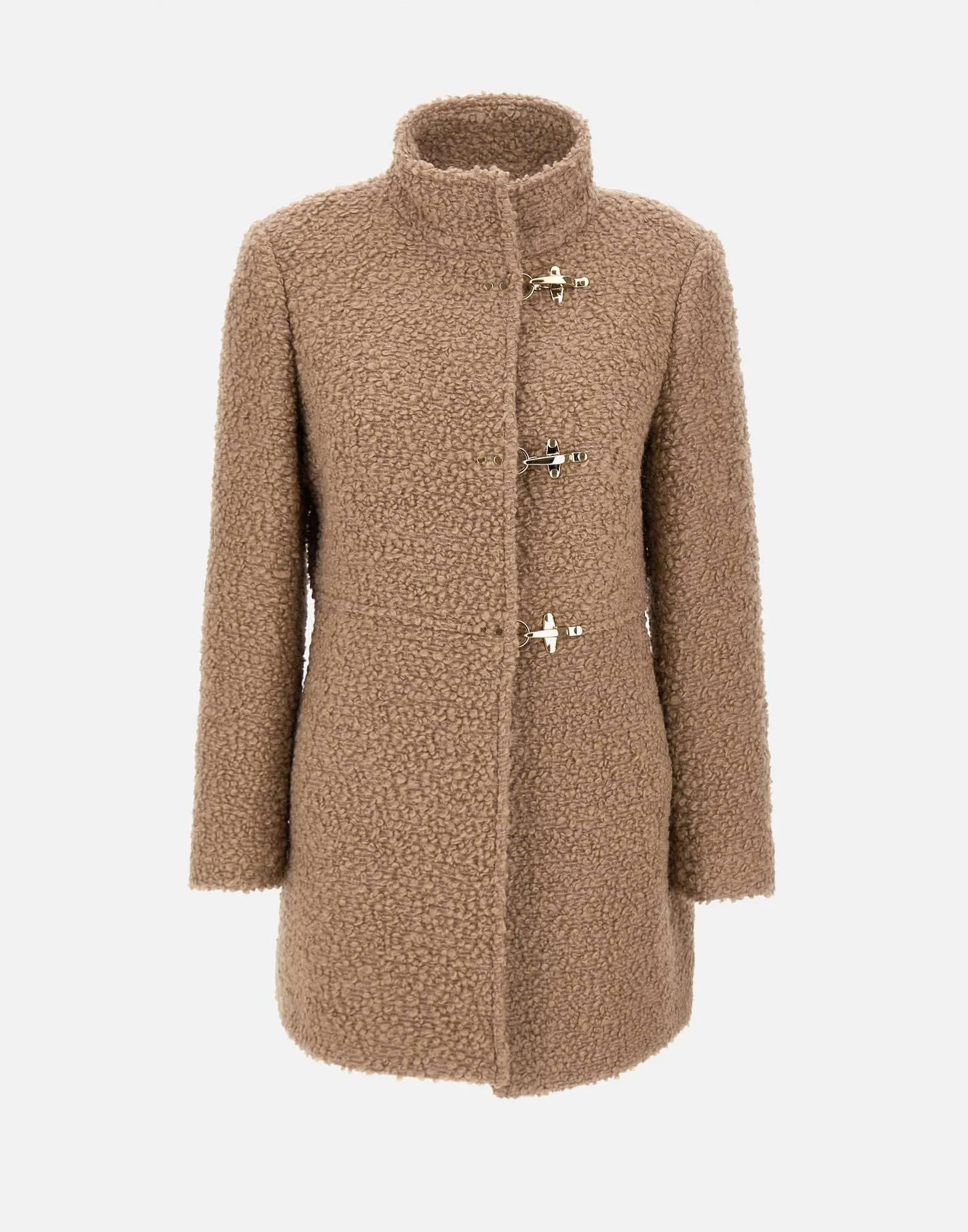 Intense Sand Wool Blend Coat