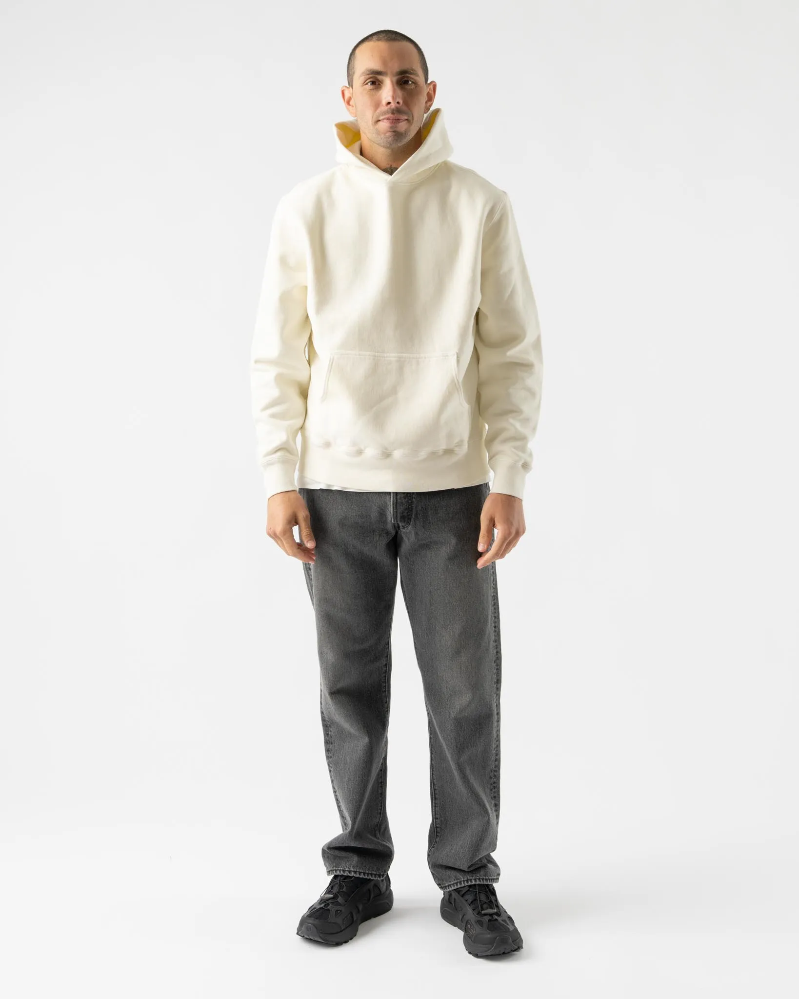 Knickerbocker Arctic Knit Hoodie in Milk