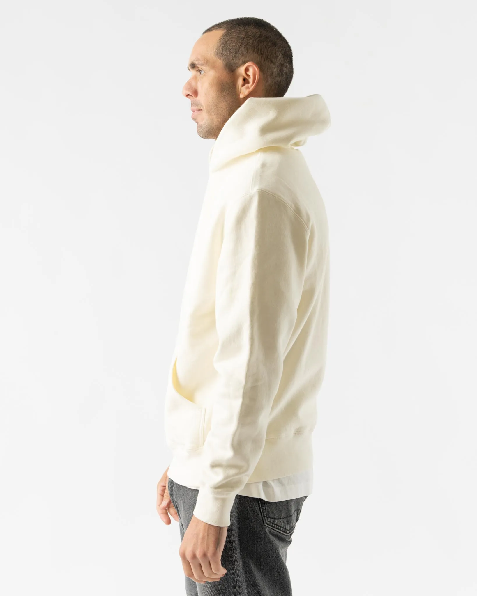 Knickerbocker Arctic Knit Hoodie in Milk