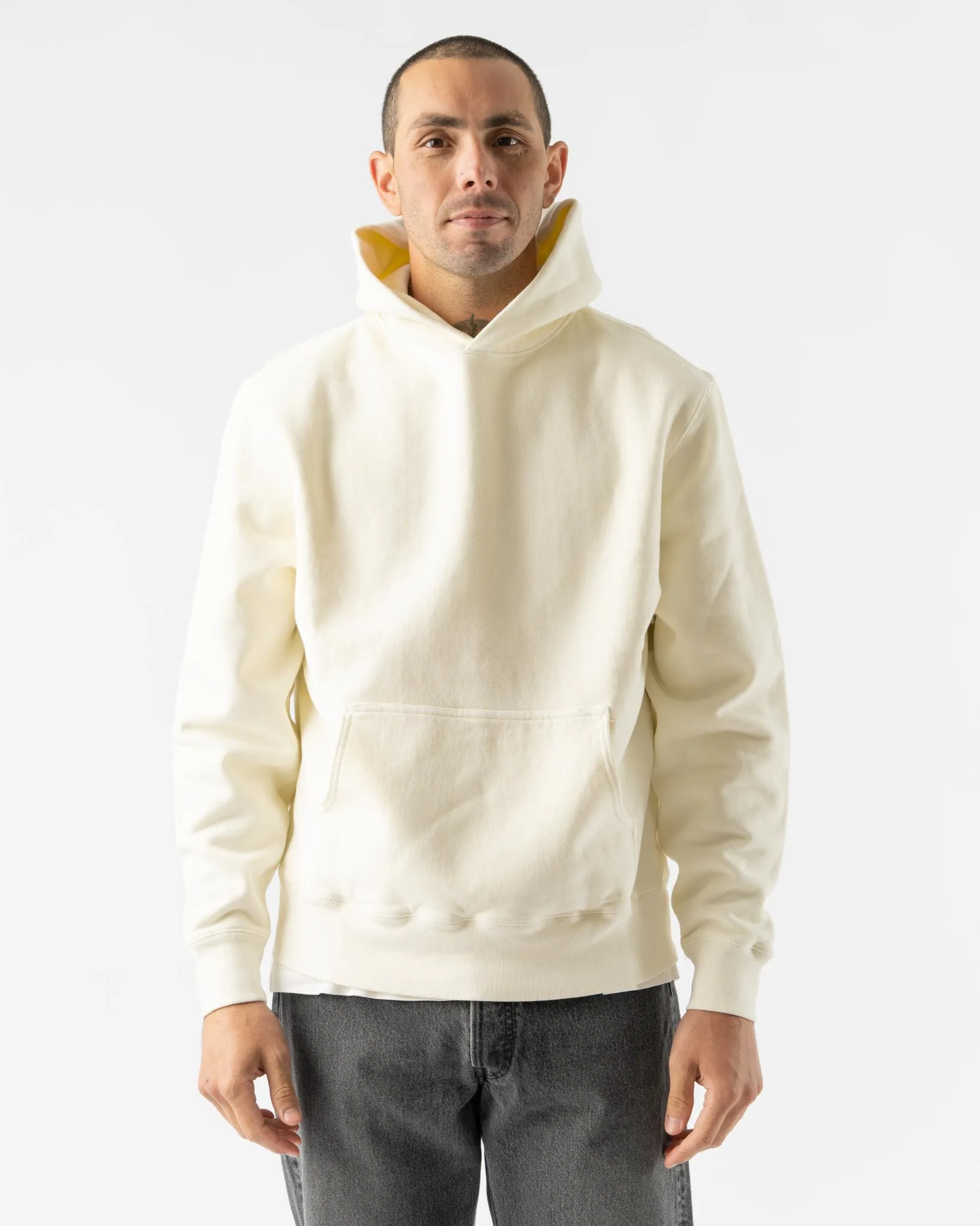 Knickerbocker Arctic Knit Hoodie in Milk