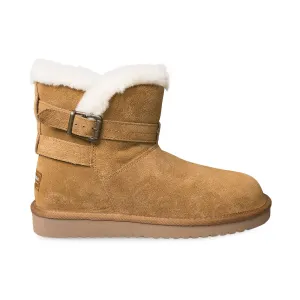 Koolaburra By UGG Delene Mini Chestnut Boots - Women's