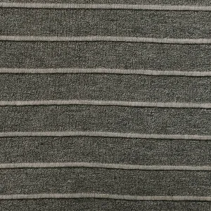 Light Gray-Black Stripe Stretch Jersey Knit Fabric