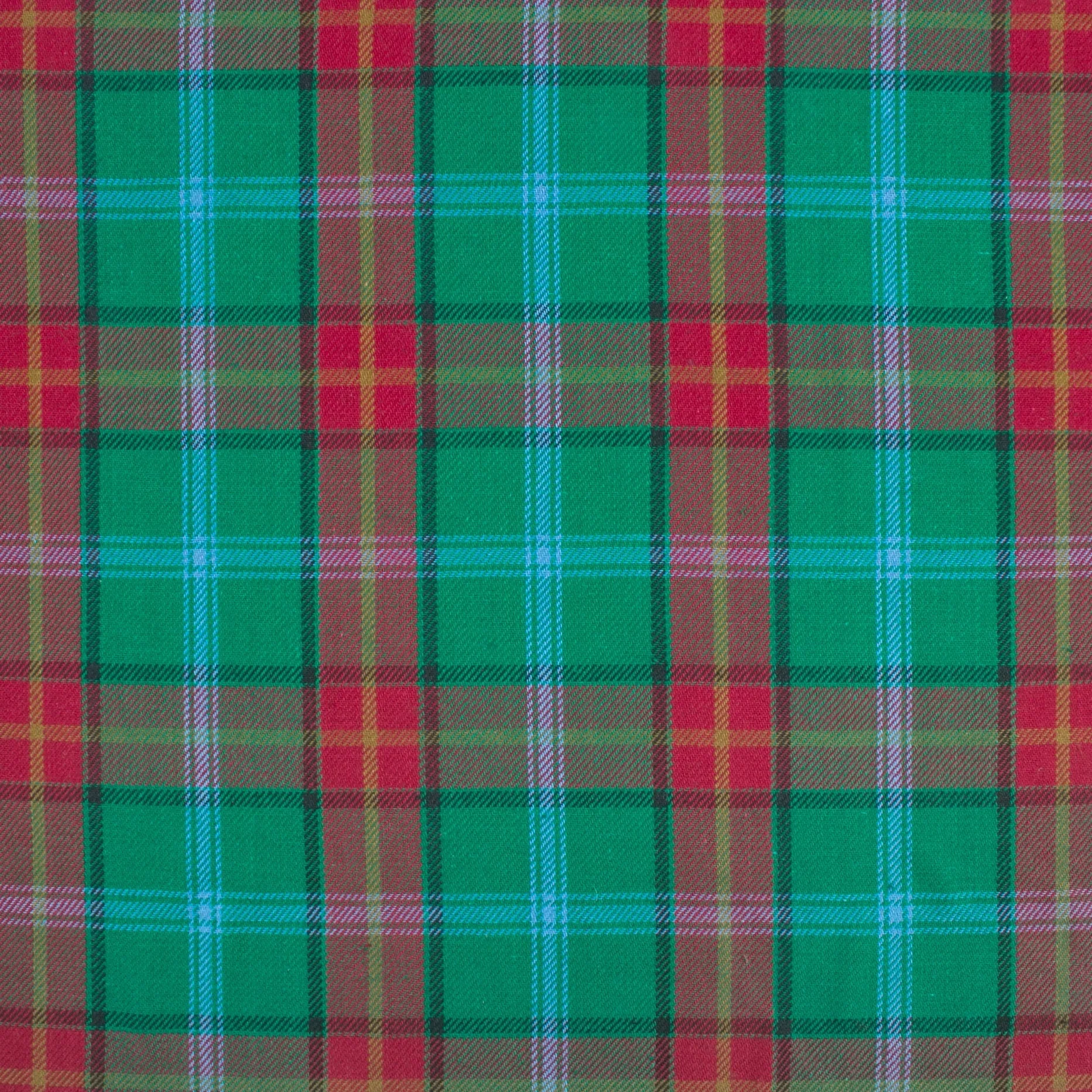 LONDON brushed plaid - Manitoba - Green / Red / Blue