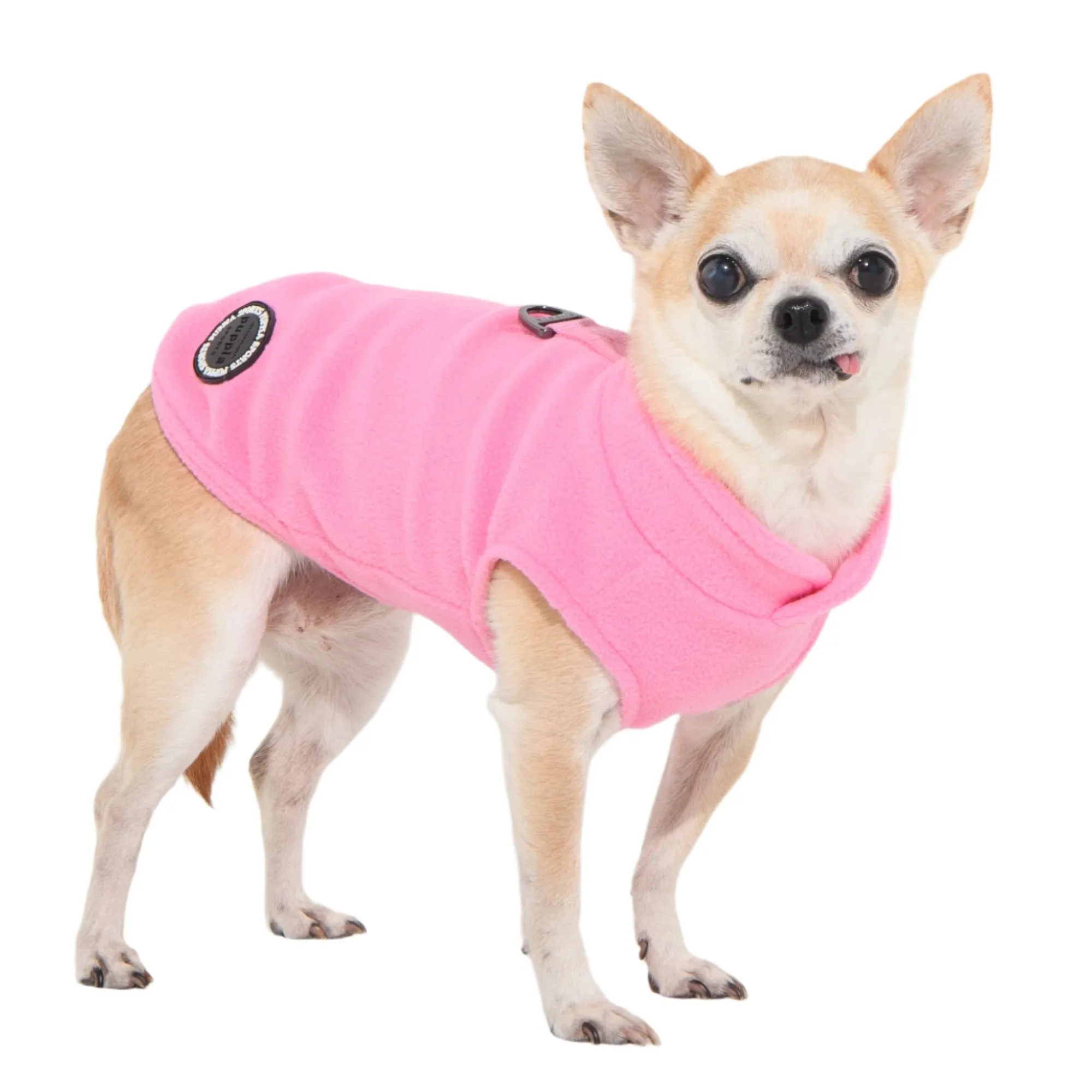 lucius harness fleece sweater - pink