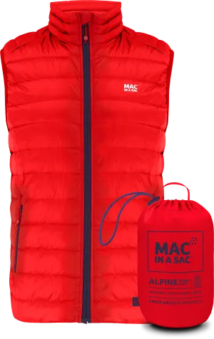 Mac In A Sac Alpine Down Gilet (Men's) - Red