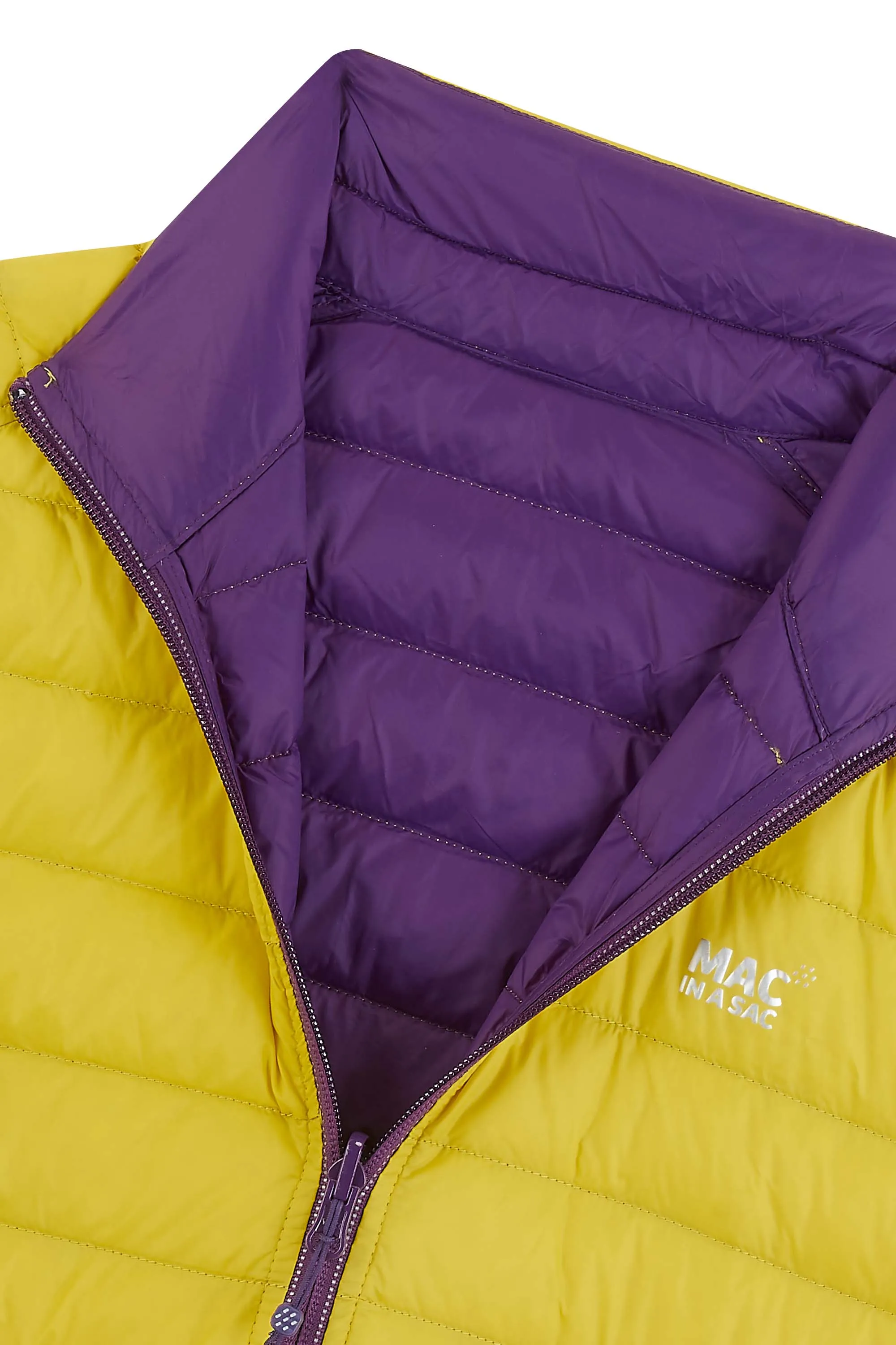 Mac In A Sac Polar2 Down Reversible (Ladies) - Yellow/Grape