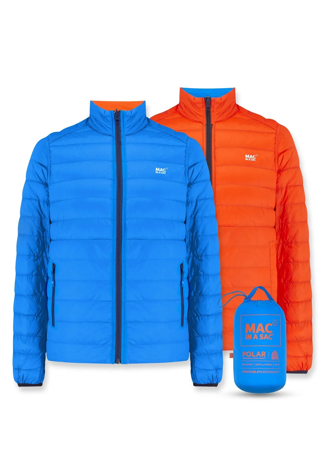 Mac In A Sac Polar2 Down Reversible (Men's) - Royal/Flame