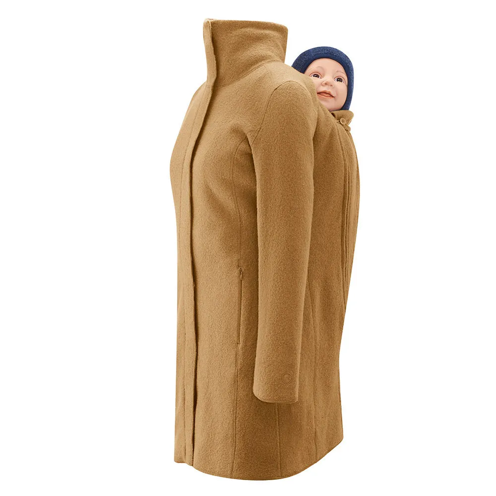 Mamalila Eco Wool Oslo Babywearing Coat - Camel