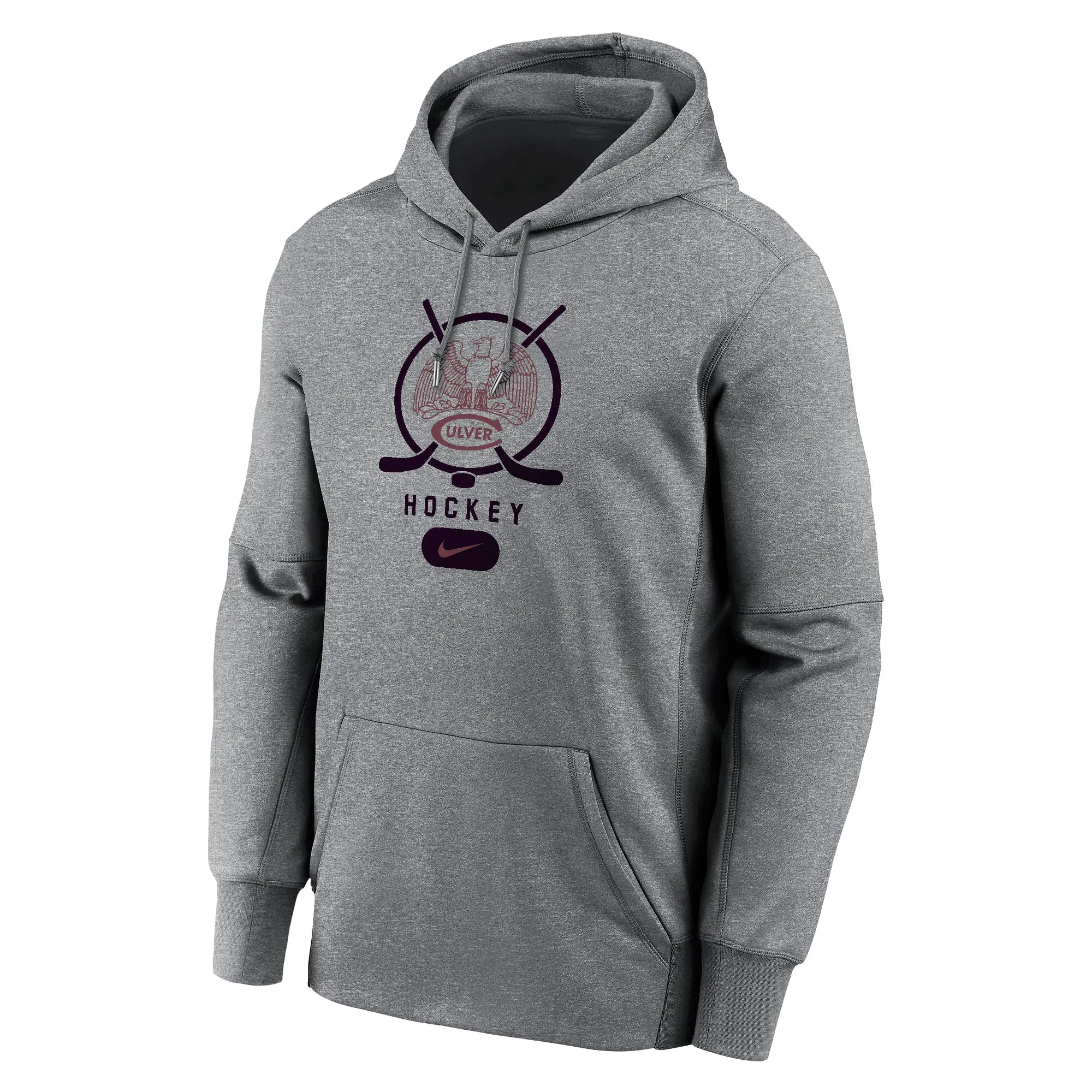 Nike Hockey Hoodie - Dark Heather Grey