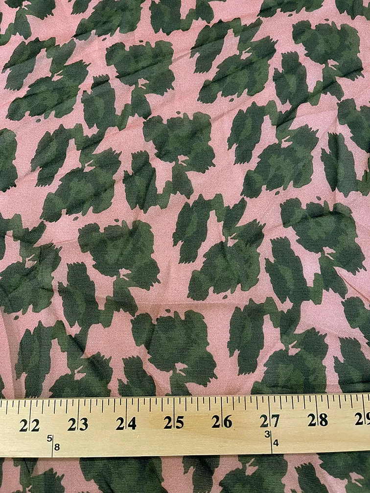 Pink Multi Chiffon Print Fabric