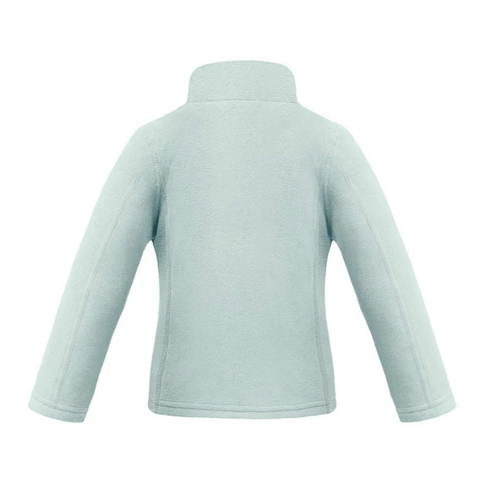 Poivre Blanc Girls Micro Fleece Jacket -Aloe Blue