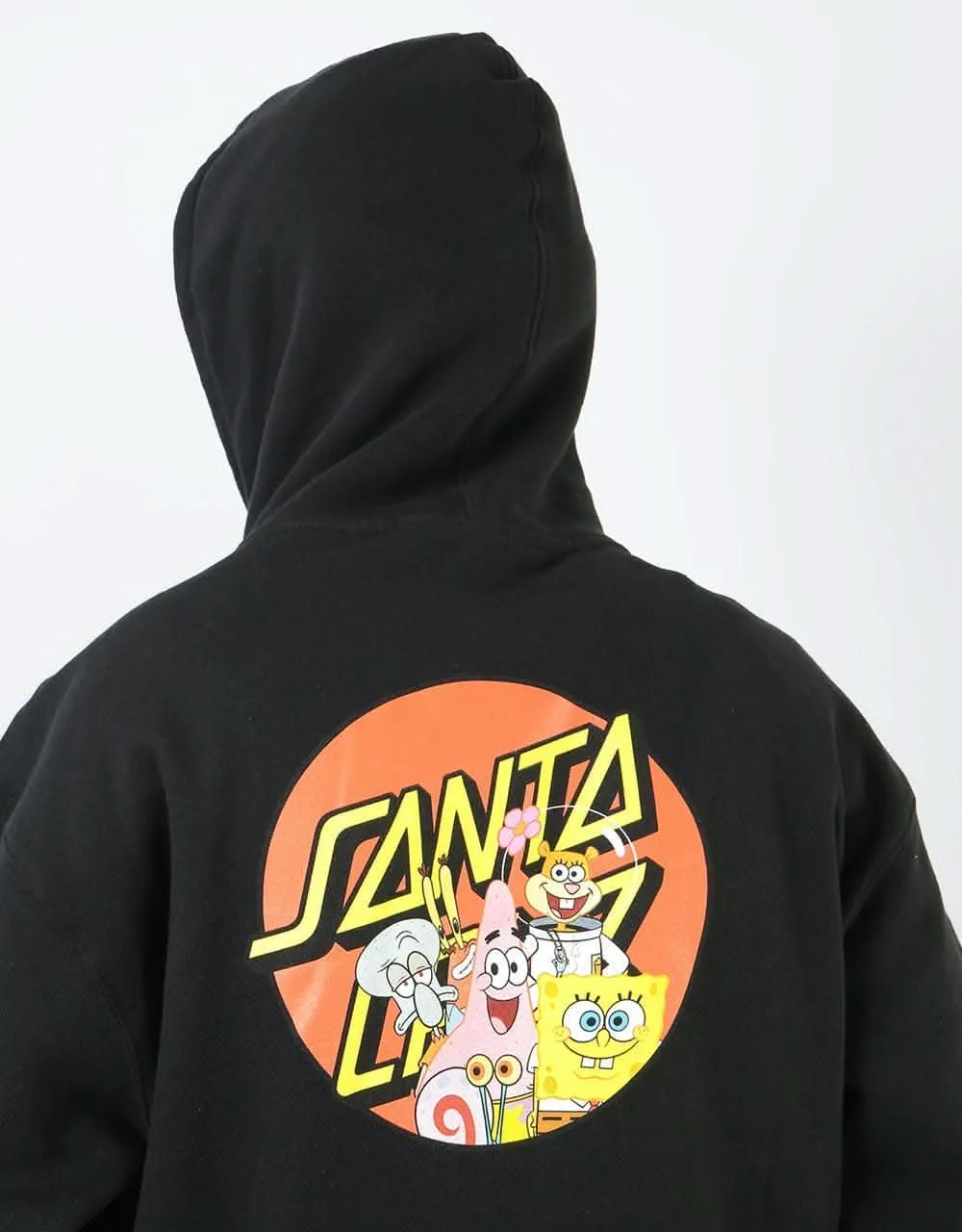 Santa Cruz x SpongeBob Group Pullover Hoodie - Black