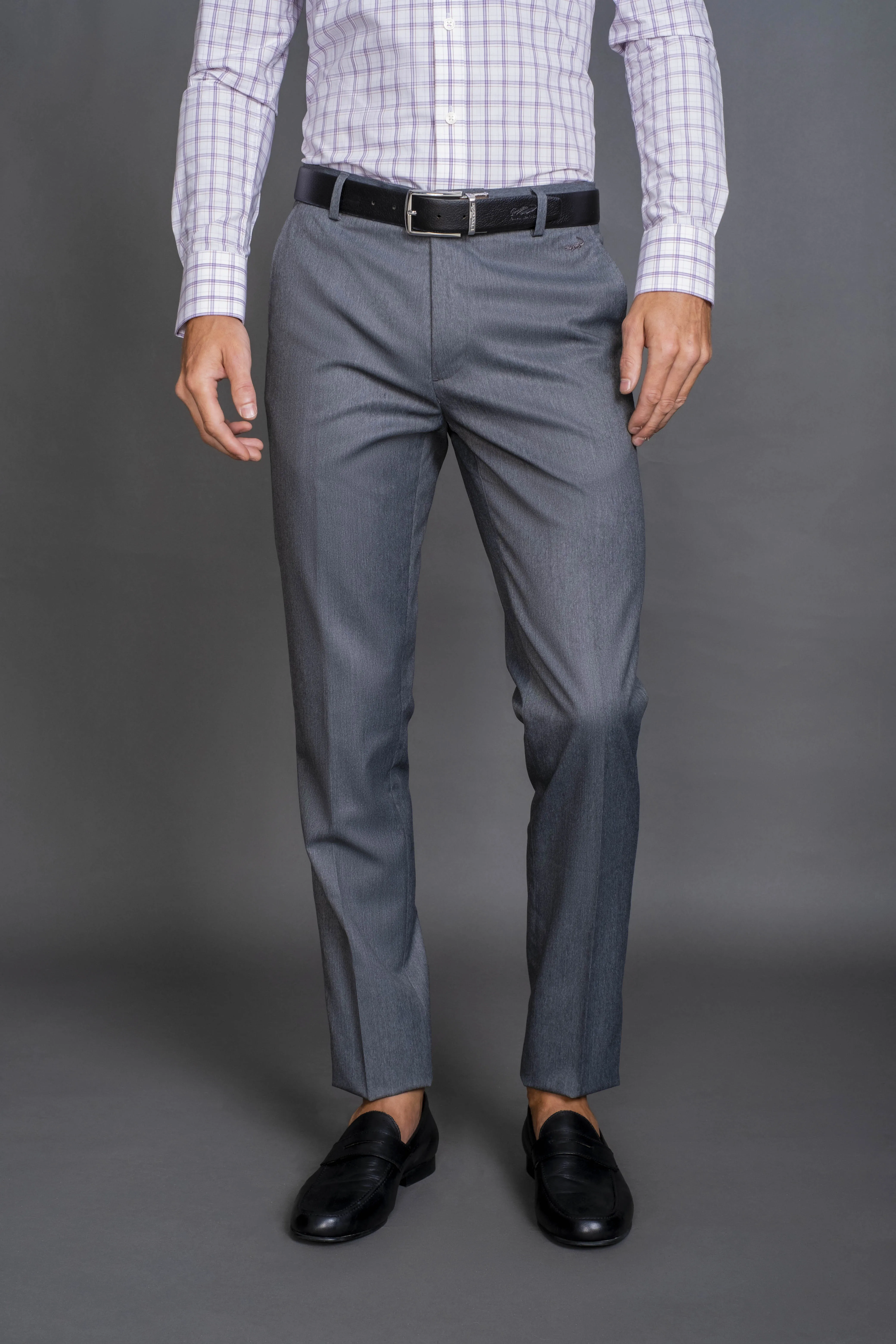 Slim Fit-Formal Trouser-Charcoal