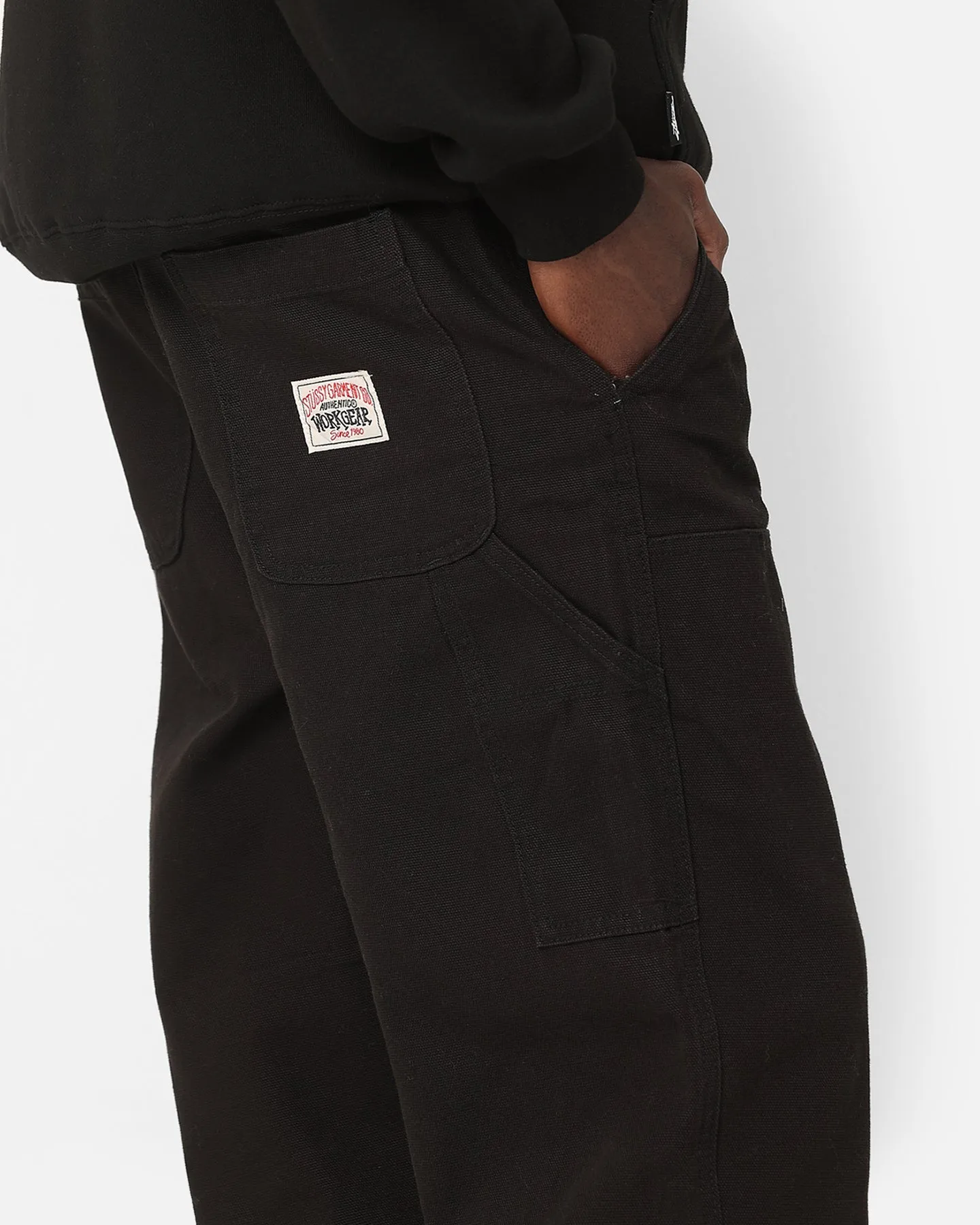 Stussy Canvas Work Pants Black