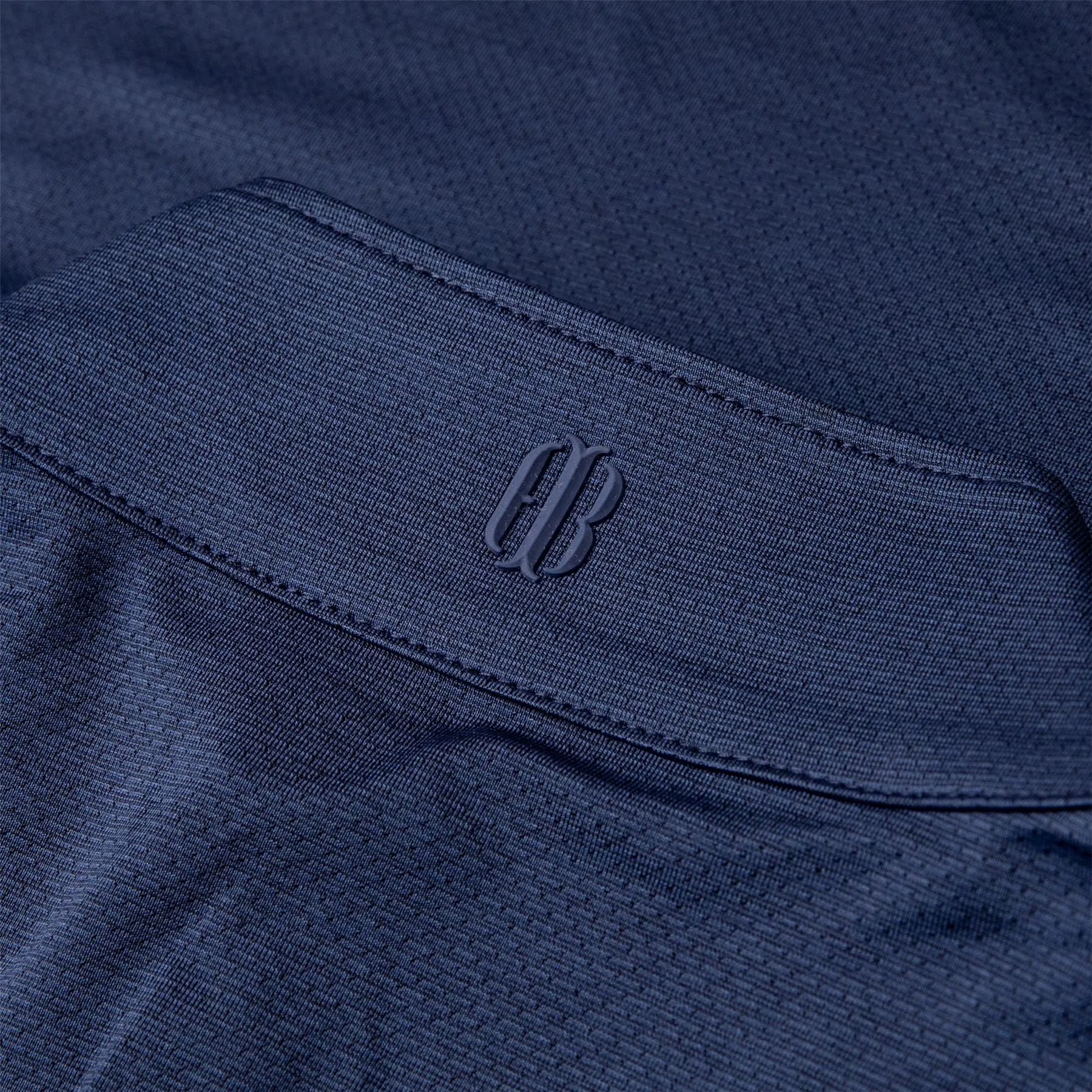 The Bell Quarter Zip Mid Layer Heathered Navy - AW24